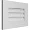 Ekena Millwork Vertical Surface Mount PVC Gable Vent: Non-Functional, w/ 3-1/2"W x 1"P Standard Frame, 20"W x 14"H GVPVE20X1401SN - alternate 5